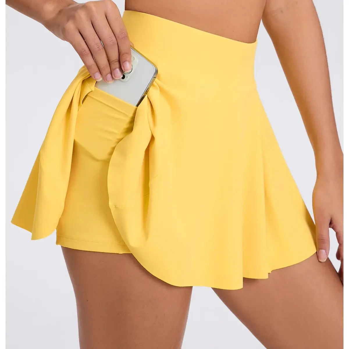 Women High Waisted Tennis Mini Skirt Tennis Women Yoga Sports Belt Safety Pants Pocket Comfortable and Breathable Sports Skirt 2
Women High Waisted Tennis Mini Skirt Tennis Women Yoga Sports Belt Safety Pants Pocket Comfortable and Breathable Sports Skirt 2
