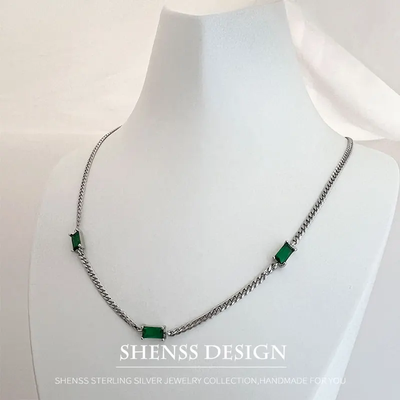 Fashion green pendant necklace earrings stainless steel accessories
Fashion green pendant necklace earrings stainless steel accessories