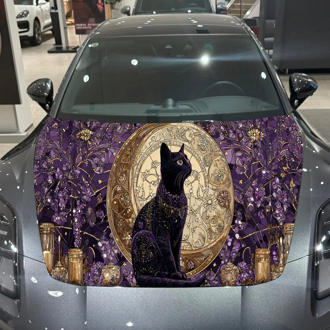 Mysterious Divination: The Black Cat Car Hood Vinyl Stickers Car Surface Protection Decal Car Decoration Cover Vinyl Wraps Water
Mysterious Divination: The Black Cat Car Hood Vinyl Stickers Car Surface Protection Decal Car Decoration Cover Vinyl Wraps Water
