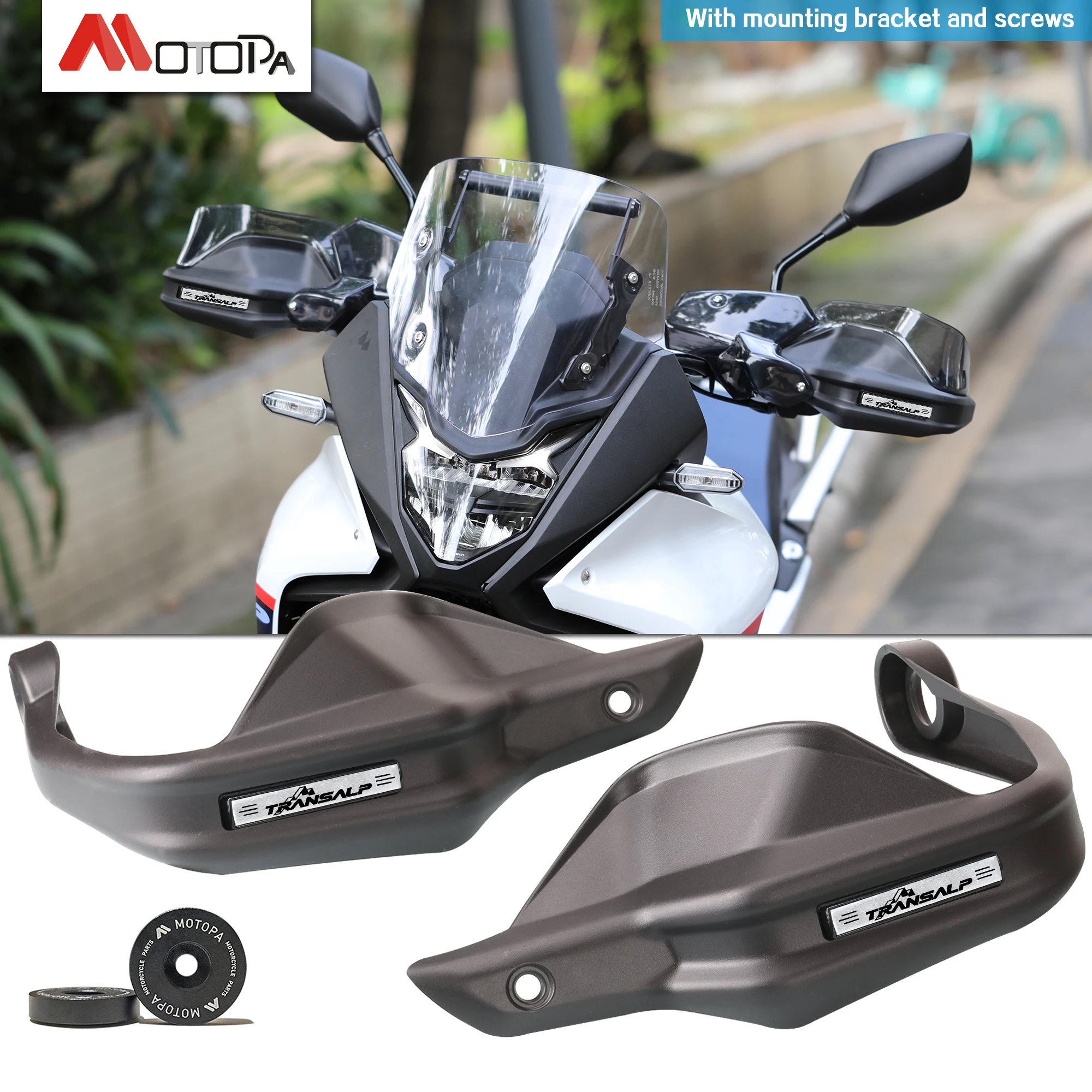2025 Transalp 750 Handlebar Handguard Shield Hand Guard Lever Windshield Protector Screen Cover for Honda XL750 Transalp750 2024
2025 Transalp 750 Handlebar Handguard Shield Hand Guard Lever Windshield Protector Screen Cover for Honda XL750 Transalp750 2024