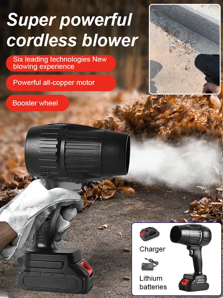 Powerful Blower Electric Turbo Fan Blowers 33000rpm Powerful Fan Cordless Jet Fan Snow Leaf Dust Air Blowing Tool for 21V Batter
Powerful Blower Electric Turbo Fan Blowers 33000rpm Powerful Fan Cordless Jet Fan Snow Leaf Dust Air Blowing Tool for 21V Batter
