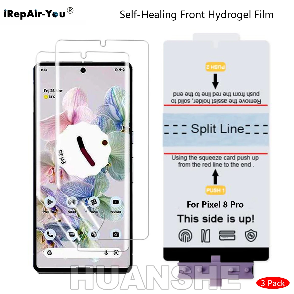 3Pcs HD Soft TPU Hydrogel Self Healing Front Screen Protector for Google Pixel 10 9 Pro XL 8 Pro 8A 7 7A 6 Pro 6A
3Pcs HD Soft TPU Hydrogel Self Healing Front Screen Protector for Google Pixel 10 9 Pro XL 8 Pro 8A 7 7A 6 Pro 6A