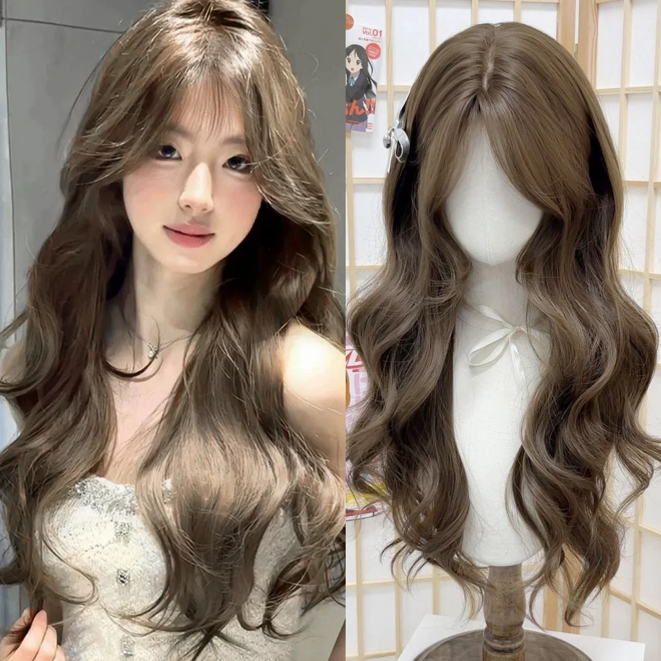 Grey Brown Wavy Wigs for Women with Bangs Long Natural Synthetic Bangs Wig Daily Cosplay Heat Resistant
Grey Brown Wavy Wigs for Women with Bangs Long Natural Synthetic Bangs Wig Daily Cosplay Heat Resistant