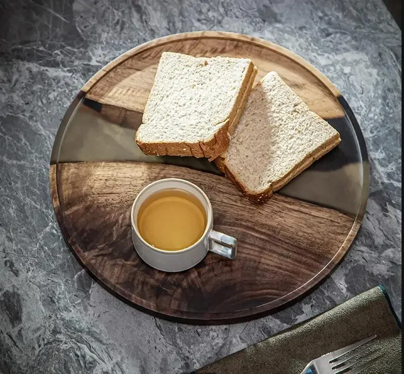 Wood Resin Storage Tray Walnut Dinner Plate Tea Dessert Plates Dim Sum Dish Snack Candy Fruit Cake Pan
Wood Resin Storage Tray Walnut Dinner Plate Tea Dessert Plates Dim Sum Dish Snack Candy Fruit Cake Pan