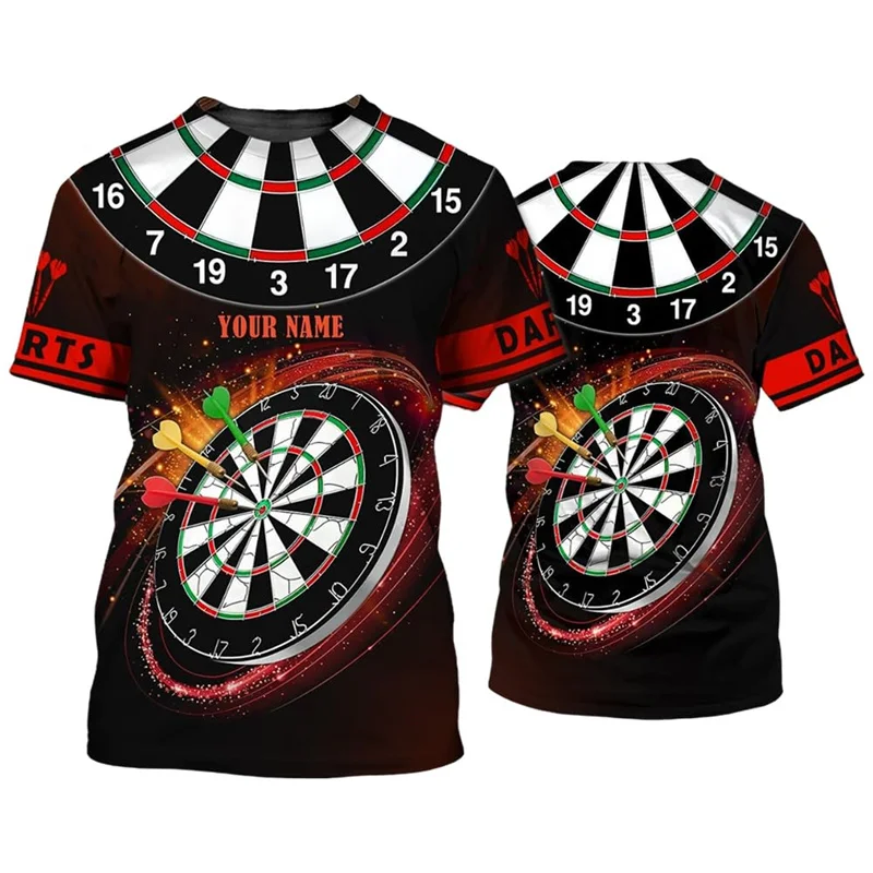 Personalized 3D Printed Darts T Shirt For Men Dart Fans Graphic T-Shirt Tops Summer Oversized Short Sleeve Streetwear Tees
Personalized 3D Printed Darts T Shirt For Men Dart Fans Graphic T-Shirt Tops Summer Oversized Short Sleeve Streetwear Tees