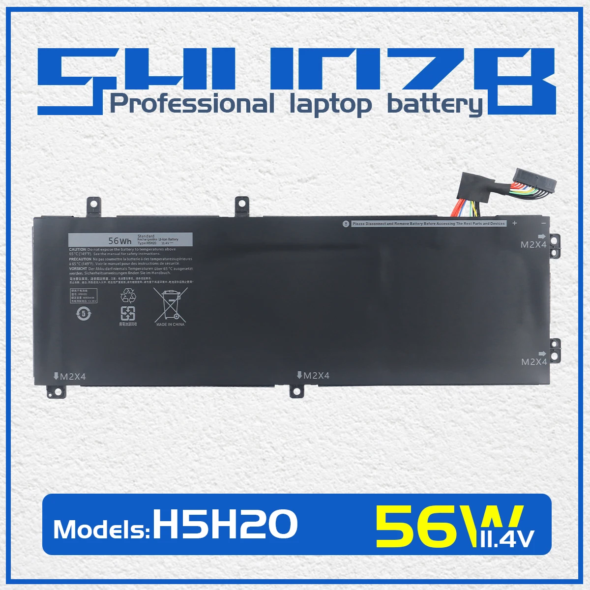 Аккумулятор H5H20 для ноутбука Dell XPS 15 9560 9570 7590 15-9560-D1845 Precision M5520 M5530 5530 62MJV M7R96 05041C 5D91C P56F001
Аккумулятор H5H20 для ноутбука Dell XPS 15 9560 9570 7590 15-9560-D1845 Precision M5520 M5530 5530 62MJV M7R96 05041C 5D91C P56F001