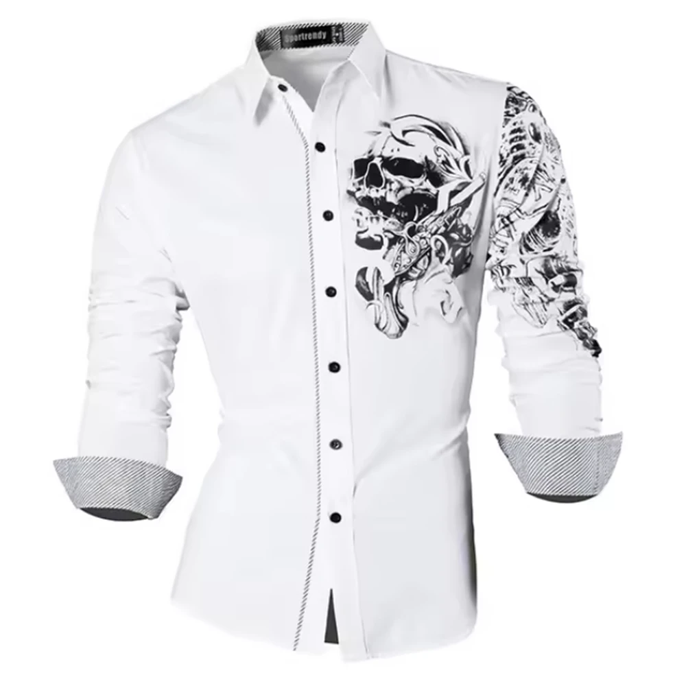 Men's Long Sleeve Shirt Fashionable Luxury Casual Shirt High Quality Comfortable Printed Khaki Men's Clothing Extra Large Size
Men's Long Sleeve Shirt Fashionable Luxury Casual Shirt High Quality Comfortable Printed Khaki Men's Clothing Extra Large Size