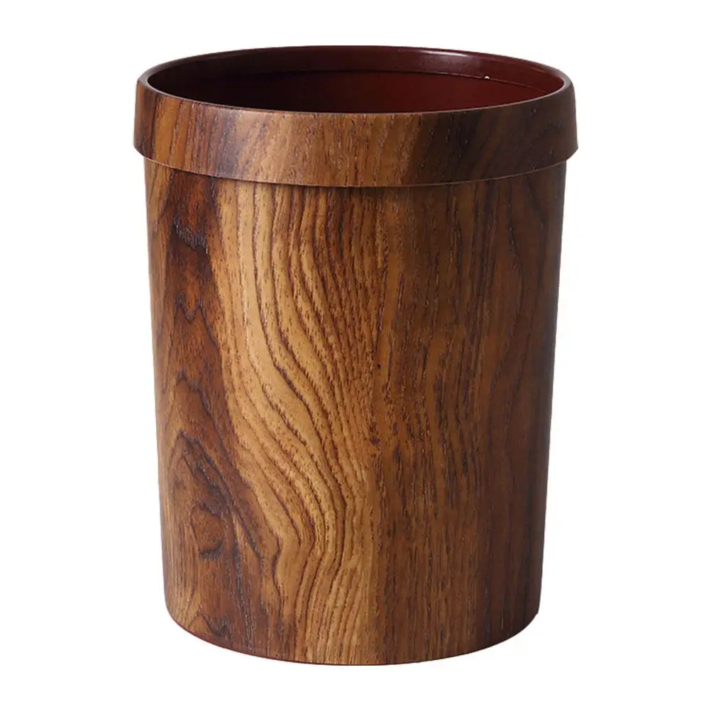 Retro Creative Trash Can Solid Wood Style Kitchen Waste Bin Large Capacity Pressure Ring Design Bedroom Bathroom Office Use Eco
Retro Creative Trash Can Solid Wood Style Kitchen Waste Bin Large Capacity Pressure Ring Design Bedroom Bathroom Office Use Eco