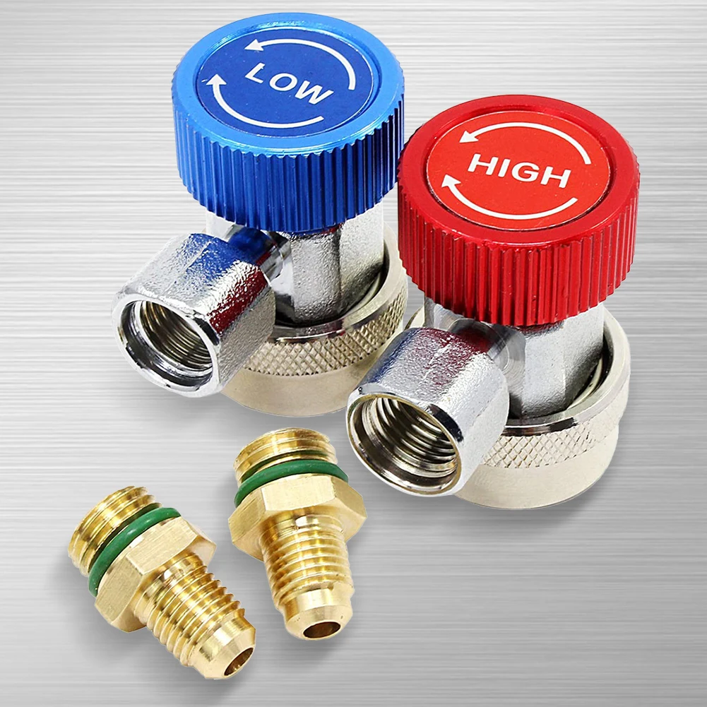 R134A Car Air Condition Quick Coupler Copper A/C Adapter H/L Manifold Connector High Low Adapter Air Conditioning Accessories
R134A Car Air Condition Quick Coupler Copper A/C Adapter H/L Manifold Connector High Low Adapter Air Conditioning Accessories