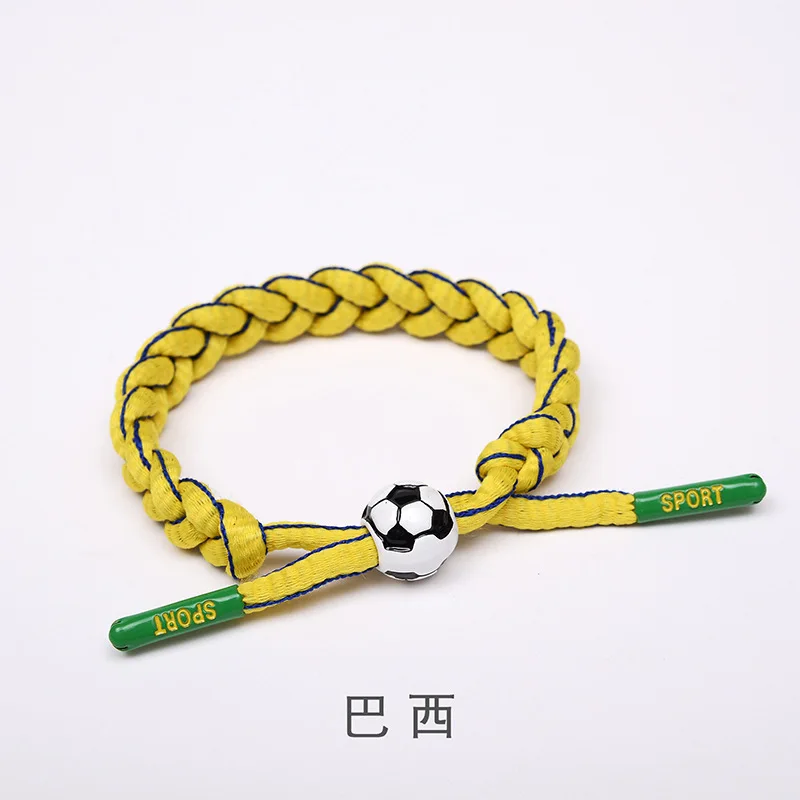 Soccer-themed Braided Wristbands Sports Wristbands Fashionable Fan Accessories Trendy Men's Accessories
Soccer-themed Braided Wristbands Sports Wristbands Fashionable Fan Accessories Trendy Men's Accessories