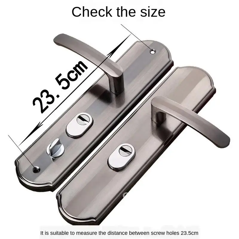 Lock Alloy Door Handle Universal Security Door Handle Handle Thickened Door Pair Household Aluminium Hardware Lock Panel
Lock Alloy Door Handle Universal Security Door Handle Handle Thickened Door Pair Household Aluminium Hardware Lock Panel
