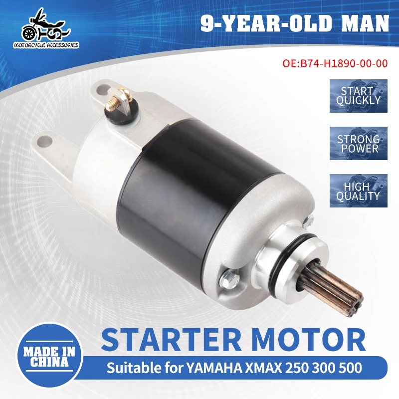 Motorcycle Start Motor B74-H1890-00 for Yamaha CZD X-MAX 250 300 ABS EVOLIS 2015-2018 Supermoto Dirt Bike Motorbike Accessories
Motorcycle Start Motor B74-H1890-00 for Yamaha CZD X-MAX 250 300 ABS EVOLIS 2015-2018 Supermoto Dirt Bike Motorbike Accessories
