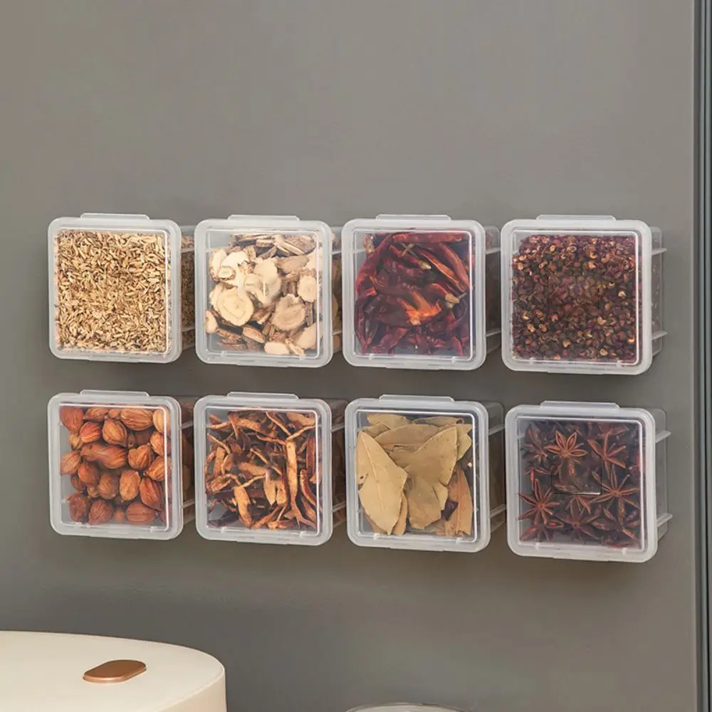 2 Pcs Dust-proof Magnetic Spice Jars Sealed With Spice Label Wall Mounted Seasoning Box Removable Spice Storage Box Home
2 Pcs Dust-proof Magnetic Spice Jars Sealed With Spice Label Wall Mounted Seasoning Box Removable Spice Storage Box Home
