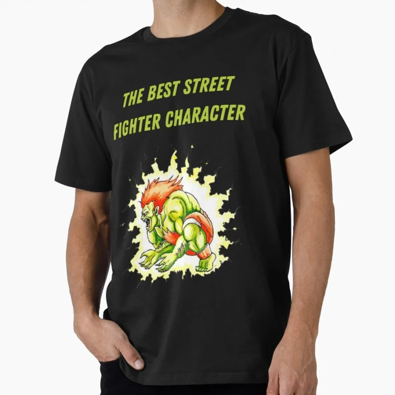 Blanka, the Best Street Fighter Retro Combat Gift t shirt Arcade game Graphic Tee 100% cotton Y2K Clothes All size Tops S-6XL
Blanka, the Best Street Fighter Retro Combat Gift t shirt Arcade game Graphic Tee 100% cotton Y2K Clothes All size Tops S-6XL