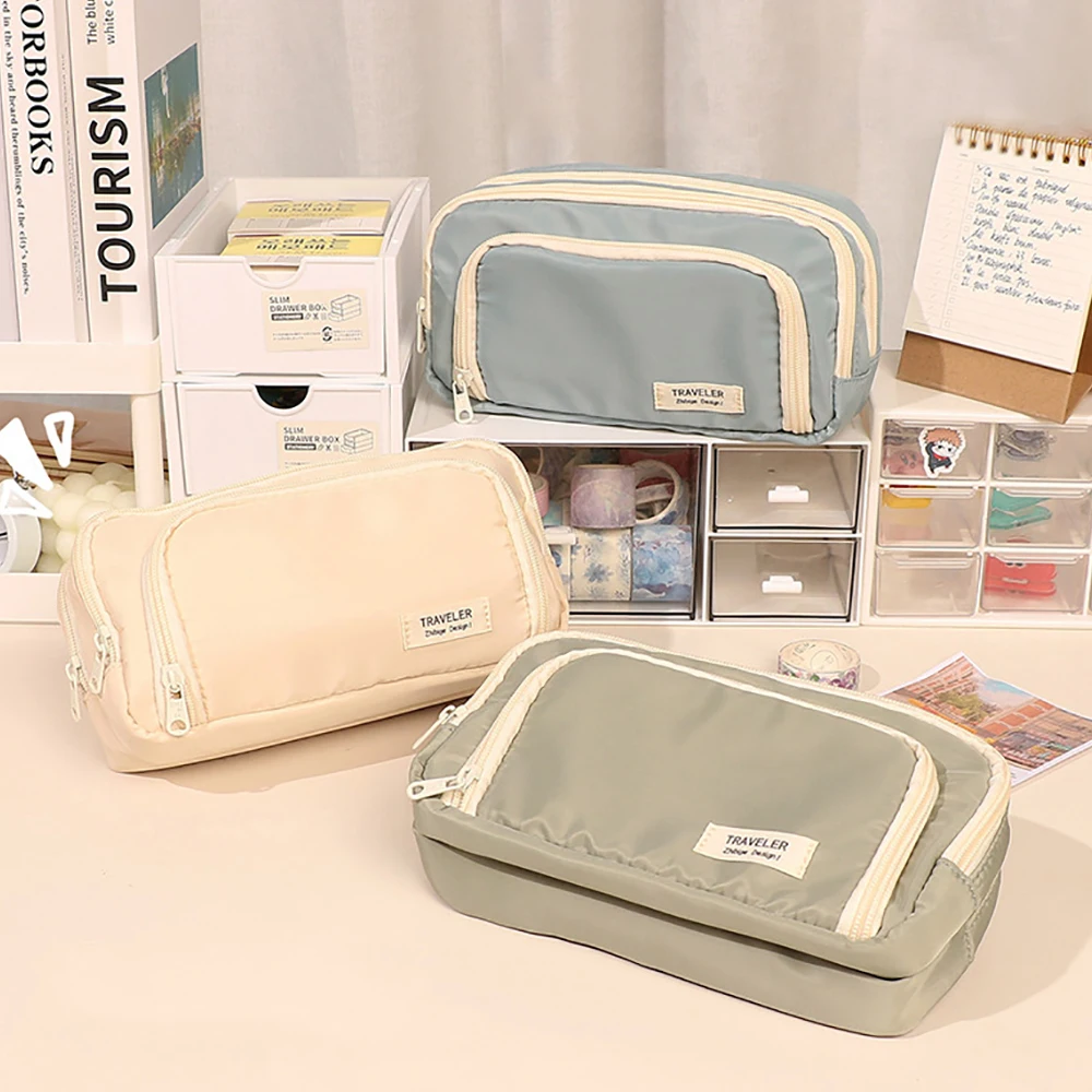 Сумка-карандаш большой емкости, эстетические школьные чехлы для девочек, кавайная сумка-держатель для канцелярских принадлежностей, детский чехол для ручек, школьные принадлежности для студентов
Сумка-карандаш большой емкости, эстетические школьные чехлы для девочек, кавайная сумка-держатель для канцелярских принадлежностей, детский чехол для ручек, школьные принадлежности для студентов