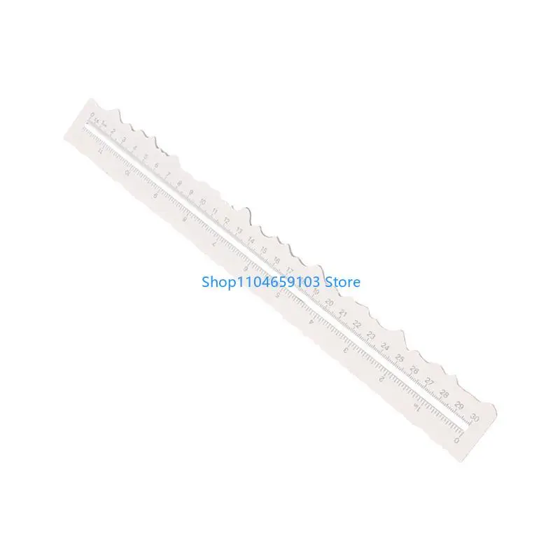 Metal Paper Tearing Ruler Craft Ruler Waving Line Jagged Irregular Edges Ruler
Metal Paper Tearing Ruler Craft Ruler Waving Line Jagged Irregular Edges Ruler