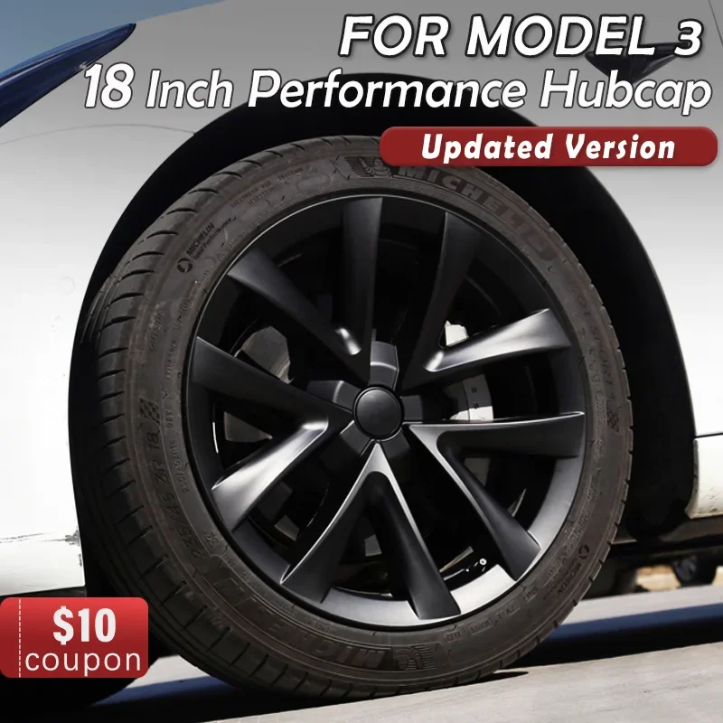 4PCS for Tesla Model 3 Hubcaps 18 Inch Matte Black Basde on Model S Plaid Style Wheel Cover Hub Cap 2017-2023 (Arachnid Style)
4PCS for Tesla Model 3 Hubcaps 18 Inch Matte Black Basde on Model S Plaid Style Wheel Cover Hub Cap 2017-2023 (Arachnid Style)