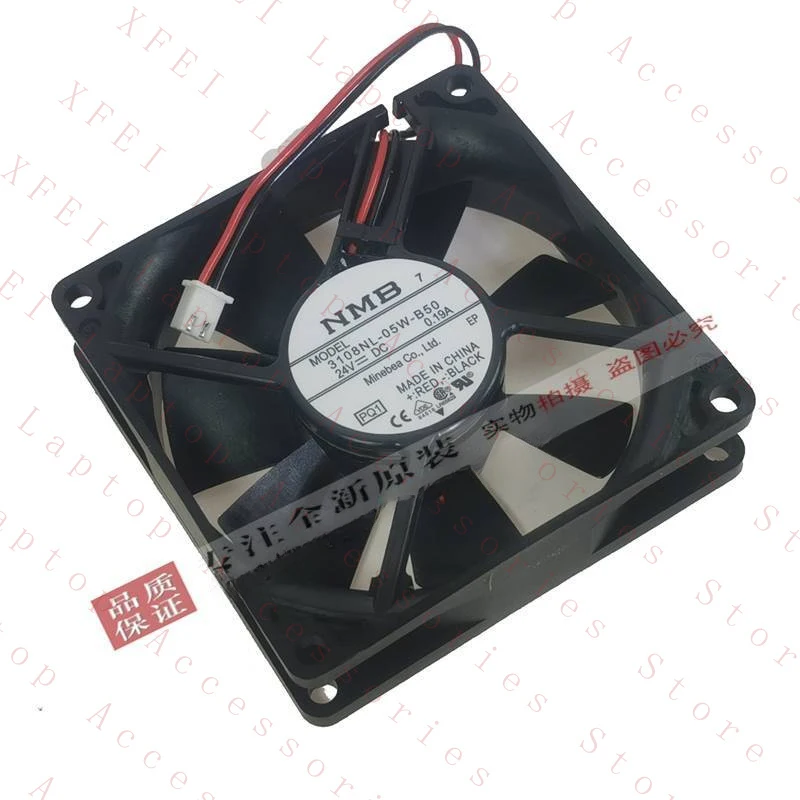 D 1PC for NMB 3108NL-05W-B50 Cooling Fan DC24V 0.19A 8CM 8020
D 1PC for NMB 3108NL-05W-B50 Cooling Fan DC24V 0.19A 8CM 8020