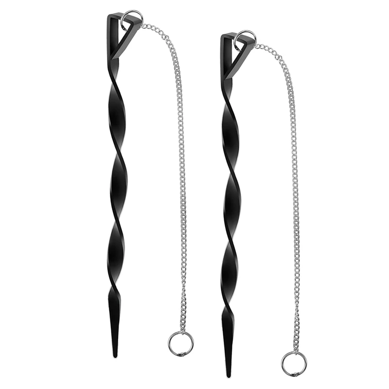 2 Pieces Heavy Duty Iron Rain Chain Stakes 13 Inch Spiral Anchors Blackpowd Er Coated Spiral Anchors For Rain Chains
2 Pieces Heavy Duty Iron Rain Chain Stakes 13 Inch Spiral Anchors Blackpowd Er Coated Spiral Anchors For Rain Chains