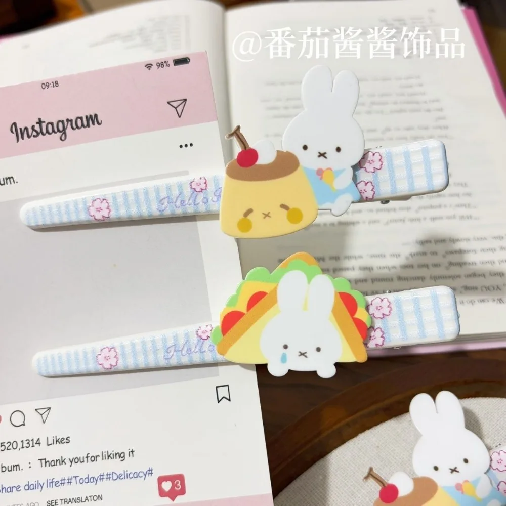 Miffy Rabbit Cartoon Cute Girlish Heart Bangs Clip BB Side Clip Kawaii Sweet Hair Accessory Student Girl Daily Wear Styling Toys
Miffy Rabbit Cartoon Cute Girlish Heart Bangs Clip BB Side Clip Kawaii Sweet Hair Accessory Student Girl Daily Wear Styling Toys