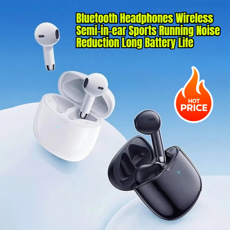 Bluetooth Headphones Wireless Semi-in-ear Sports Running Noise Reduction Long Battery Life
Bluetooth Headphones Wireless Semi-in-ear Sports Running Noise Reduction Long Battery Life