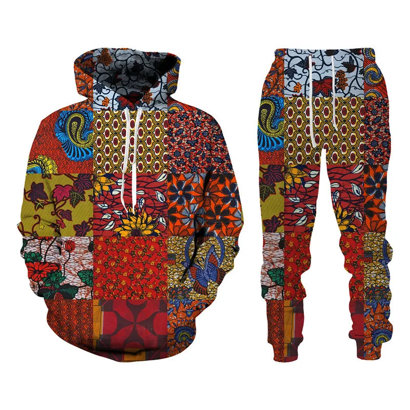 African Ethnic Style Pattern 3D Print Hoodies Pant Sets Men Hooded Sweatshirts Sweatpants Two Piece Suits Tracksuit Man Clothing
African Ethnic Style Pattern 3D Print Hoodies Pant Sets Men Hooded Sweatshirts Sweatpants Two Piece Suits Tracksuit Man Clothing
