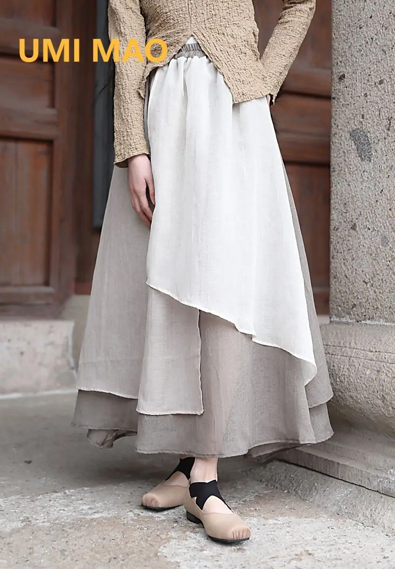 UMI MAO Harajuku полуюбка ледяная конопля Wandering Yappie стиль нерегулярные однотонные юбки Femme женская летняя одежда Y2K
UMI MAO Harajuku полуюбка ледяная конопля Wandering Yappie стиль нерегулярные однотонные юбки Femme женская летняя одежда Y2K
