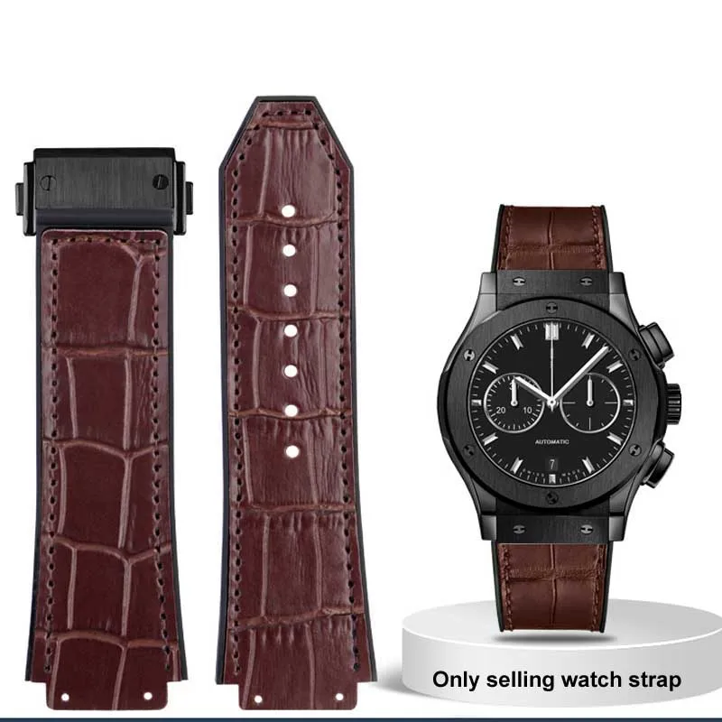 Genuine Leather Watch Band For HUBLOT BIG BANG 25X19mm Waterproof Men Black Green Blue Watch Straps Chain Watch Rubber Bracelet
Genuine Leather Watch Band For HUBLOT BIG BANG 25X19mm Waterproof Men Black Green Blue Watch Straps Chain Watch Rubber Bracelet