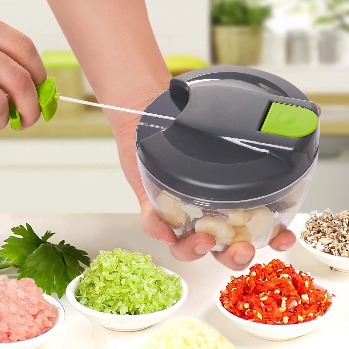 550ml Manual Food Chopper Vegetable Cutter Hand String Chopper Onions
550ml Manual Food Chopper Vegetable Cutter Hand String Chopper Onions