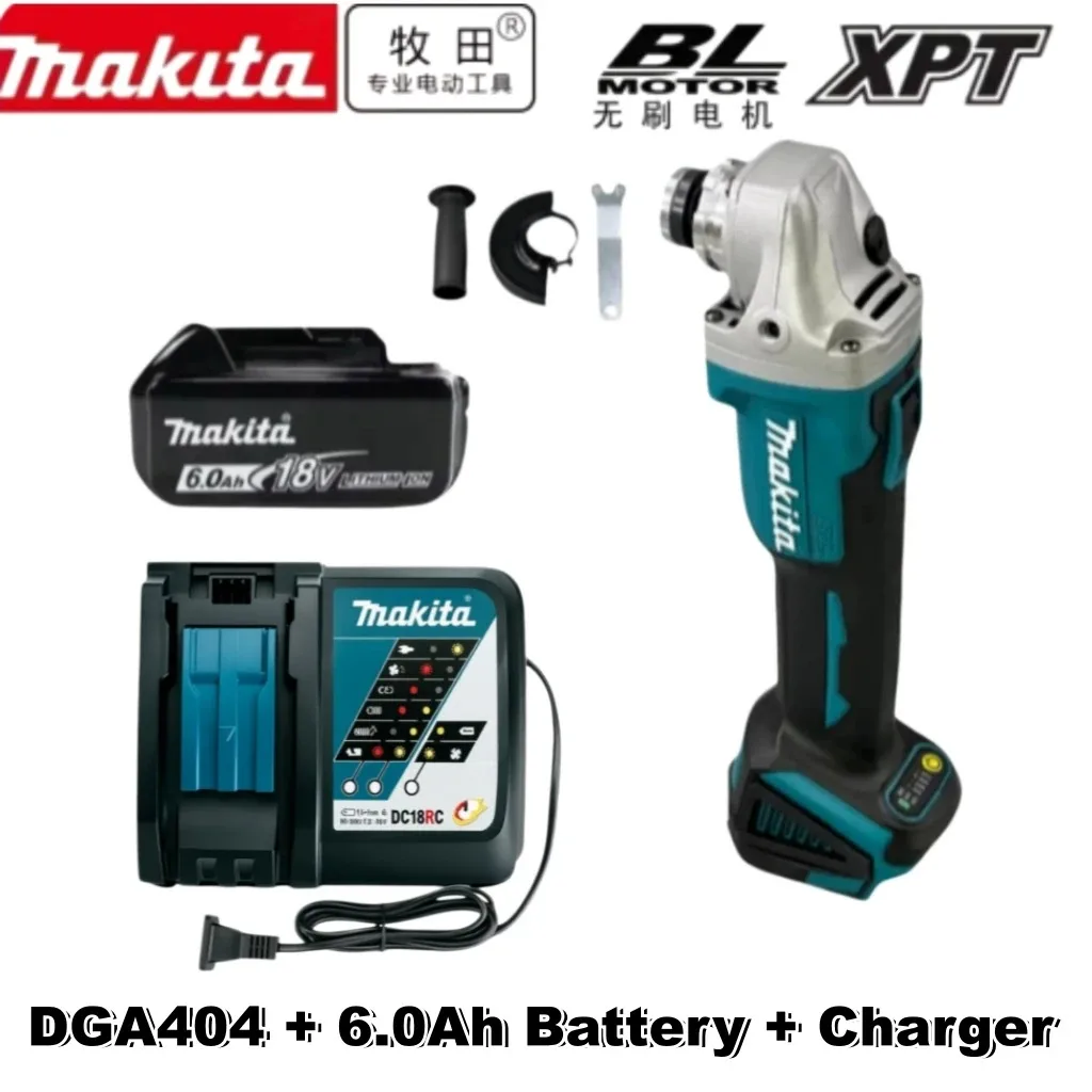 Makita DGA404 rechargeable Brushless Angle Grinder 18V High Power Multi-function Electric Tool for Cutting Polishing Grinding
Makita DGA404 rechargeable Brushless Angle Grinder 18V High Power Multi-function Electric Tool for Cutting Polishing Grinding