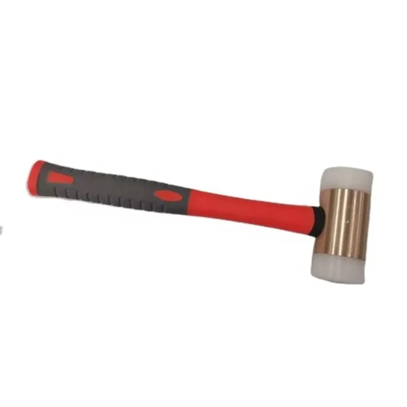 Non Sparking Tools Aluminum Bronze 0.45kg Nylon Face Hammer With Fiberglass Handle
Non Sparking Tools Aluminum Bronze 0.45kg Nylon Face Hammer With Fiberglass Handle