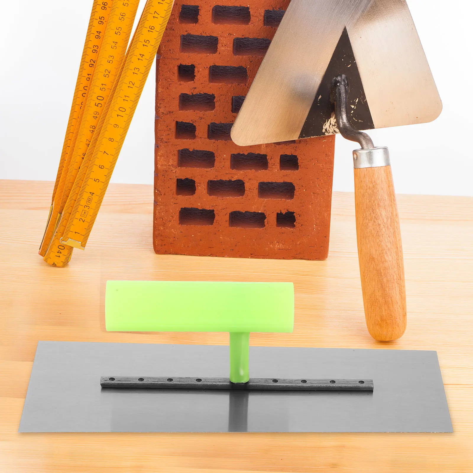 Plastic Handle Plastering Trowel Drywall Smoothing Spatula for Wallboard Corners Finishing Tool Metal Concrete Coating Mud Board 
Plastic Handle Plastering Trowel Drywall Smoothing Spatula for Wallboard Corners Finishing Tool Metal Concrete Coating Mud Board