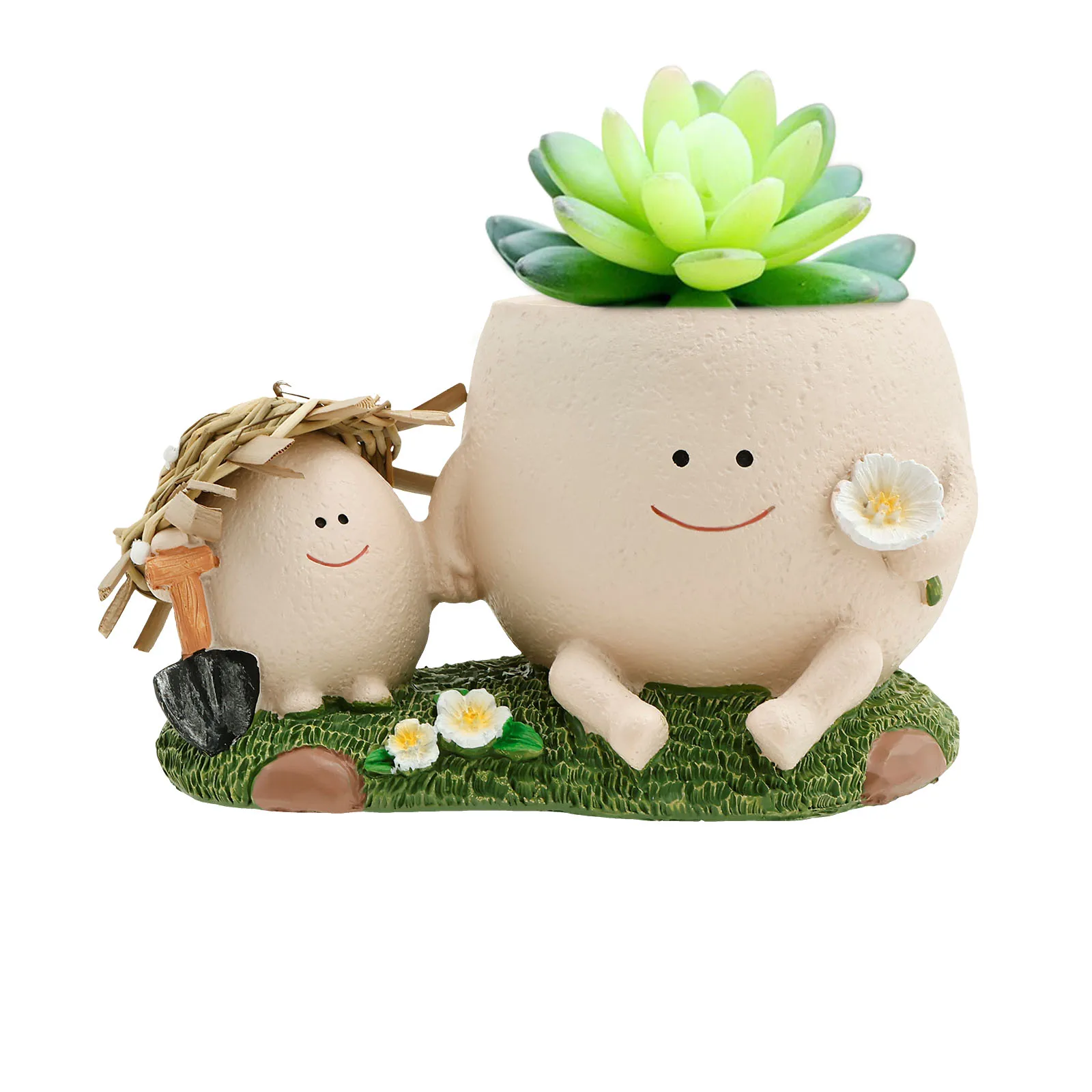 Succulent Pots Smile Face Planter Pot Resin Cute Swing Chair Hanging Creative Flower Planter for Indoor Outdoor Plants
Succulent Pots Smile Face Planter Pot Resin Cute Swing Chair Hanging Creative Flower Planter for Indoor Outdoor Plants