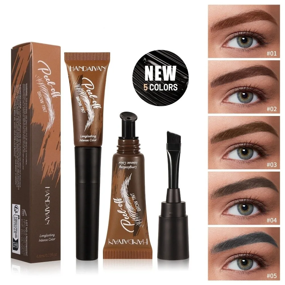 Quick-Drying Peel-off Eyebrow Gel Natural Look Long Lasting Brow Enhancer Brush Head Design Multi-Shade Selection Eyebrow Tint
Quick-Drying Peel-off Eyebrow Gel Natural Look Long Lasting Brow Enhancer Brush Head Design Multi-Shade Selection Eyebrow Tint