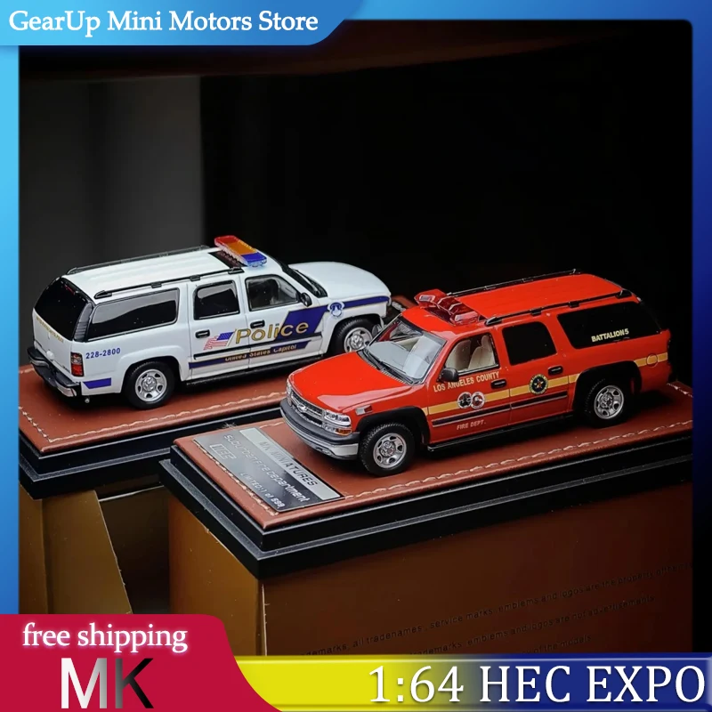 MK 1:64 Cadillac & Suburban HEC 2025 Expo Limited Ambulance Police Models Emergency Vehicle Collection for Diecast Fans Toy
MK 1:64 Cadillac & Suburban HEC 2025 Expo Limited Ambulance Police Models Emergency Vehicle Collection for Diecast Fans Toy