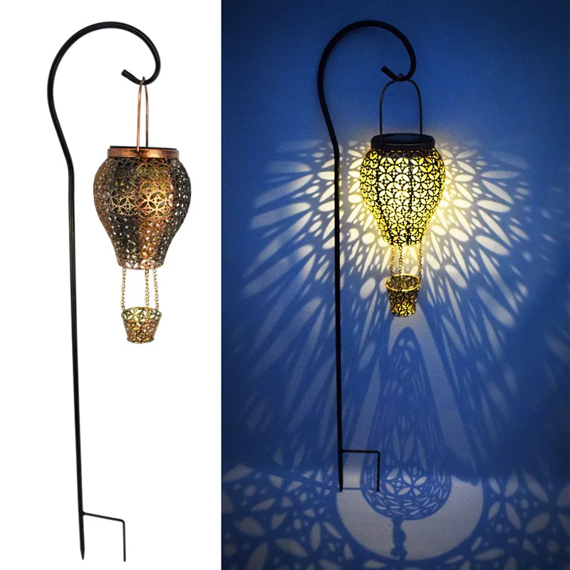 Outdoor new solar ironwork lantern hollow hot air balloon landscape courtyard light outdoor garden decoration spotlight
Outdoor new solar ironwork lantern hollow hot air balloon landscape courtyard light outdoor garden decoration spotlight