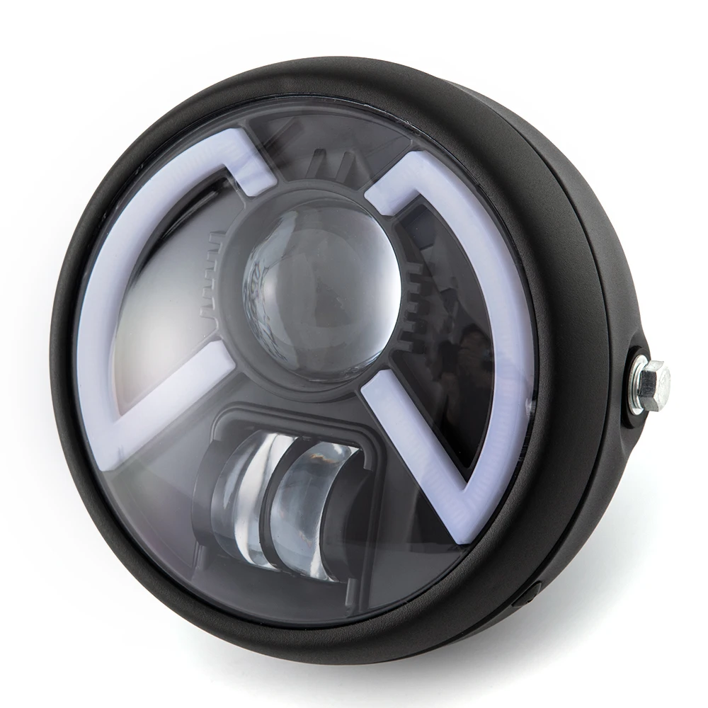 6.5 Inch Motorcycle Led Headlight Universal 6.5" Round Head Light for Harley Sportster Cafe Racer Honda Yamaha Suzuki Custom
6.5 Inch Motorcycle Led Headlight Universal 6.5" Round Head Light for Harley Sportster Cafe Racer Honda Yamaha Suzuki Custom