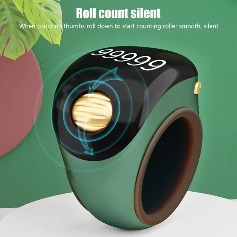 F62C Rechargeable Small Zikr Rings with Vibration Alerts ABS Silcone for Prayer Counts
F62C Rechargeable Small Zikr Rings with Vibration Alerts ABS Silcone for Prayer Counts