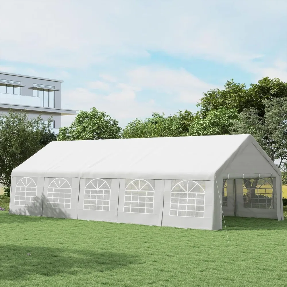 16 x 32 ft Heavy Duty Party Tent,Outdoor Gazebo Wedding Tent,with Removable Sidewalls & Windows, Outside Waterproof Canopy
16 x 32 ft Heavy Duty Party Tent,Outdoor Gazebo Wedding Tent,with Removable Sidewalls & Windows, Outside Waterproof Canopy