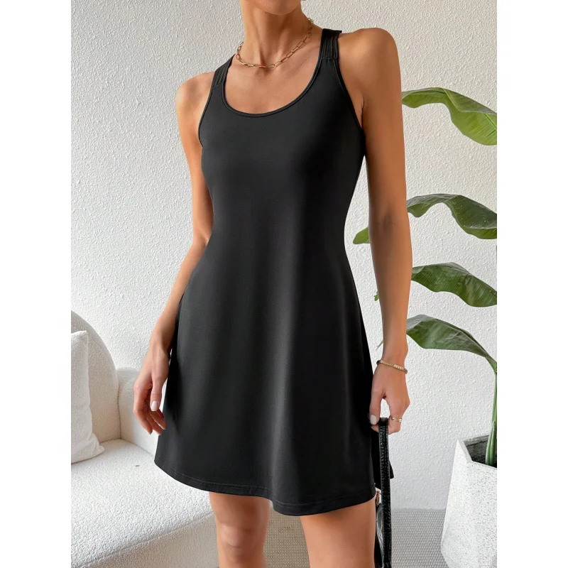 Women's Simple Strap Dress2025Spring Summer New Fashion Versatile Design Sense Short Skirt
Women's Simple Strap Dress2025Spring Summer New Fashion Versatile Design Sense Short Skirt