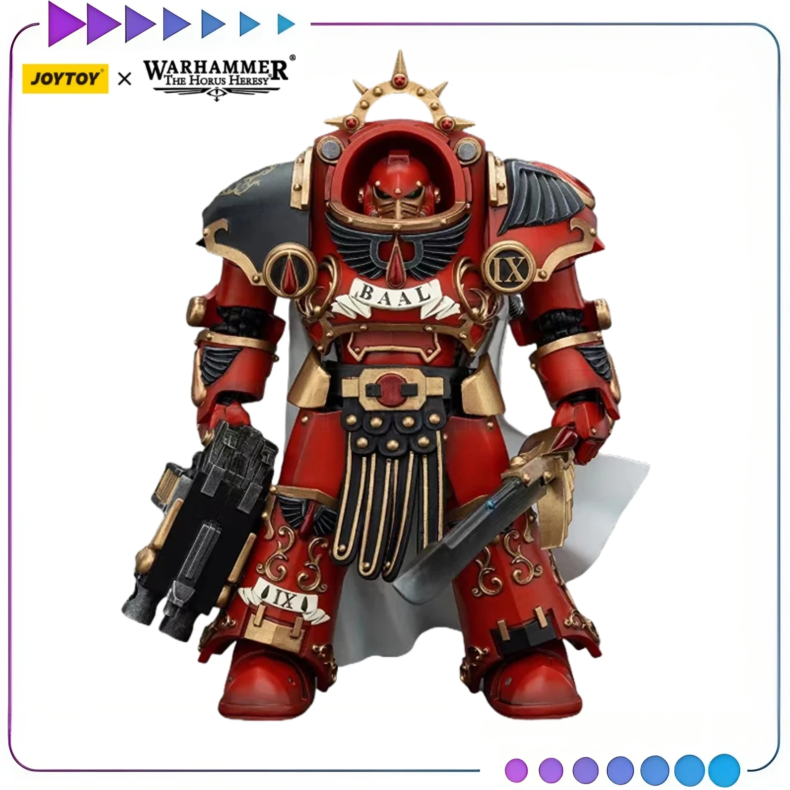 【В наличии】JOYTOY 1/18 Фигурка Warhammer 40K Blood Angels Legion Praetor in Tartaros Terminator Armour Аниме Игрушки Модель
【В наличии】JOYTOY 1/18 Фигурка Warhammer 40K Blood Angels Legion Praetor in Tartaros Terminator Armour Аниме Игрушки Модель