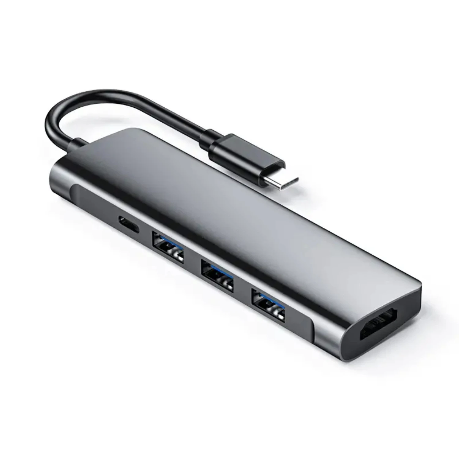 5-in-1 Splitter Type-C Docking Station 
5-in-1 Splitter Type-C Docking Station