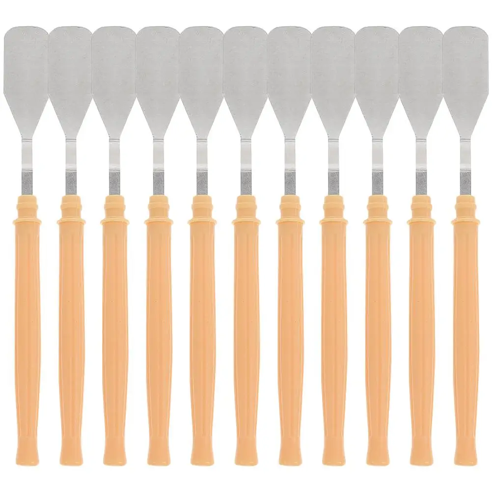 12 Pcs Palette Knife Small Curved Mixing Scrapers Spatulas Metal Painting Tools Oil Supplies Drawing Tool Canvas
12 Pcs Palette Knife Small Curved Mixing Scrapers Spatulas Metal Painting Tools Oil Supplies Drawing Tool Canvas