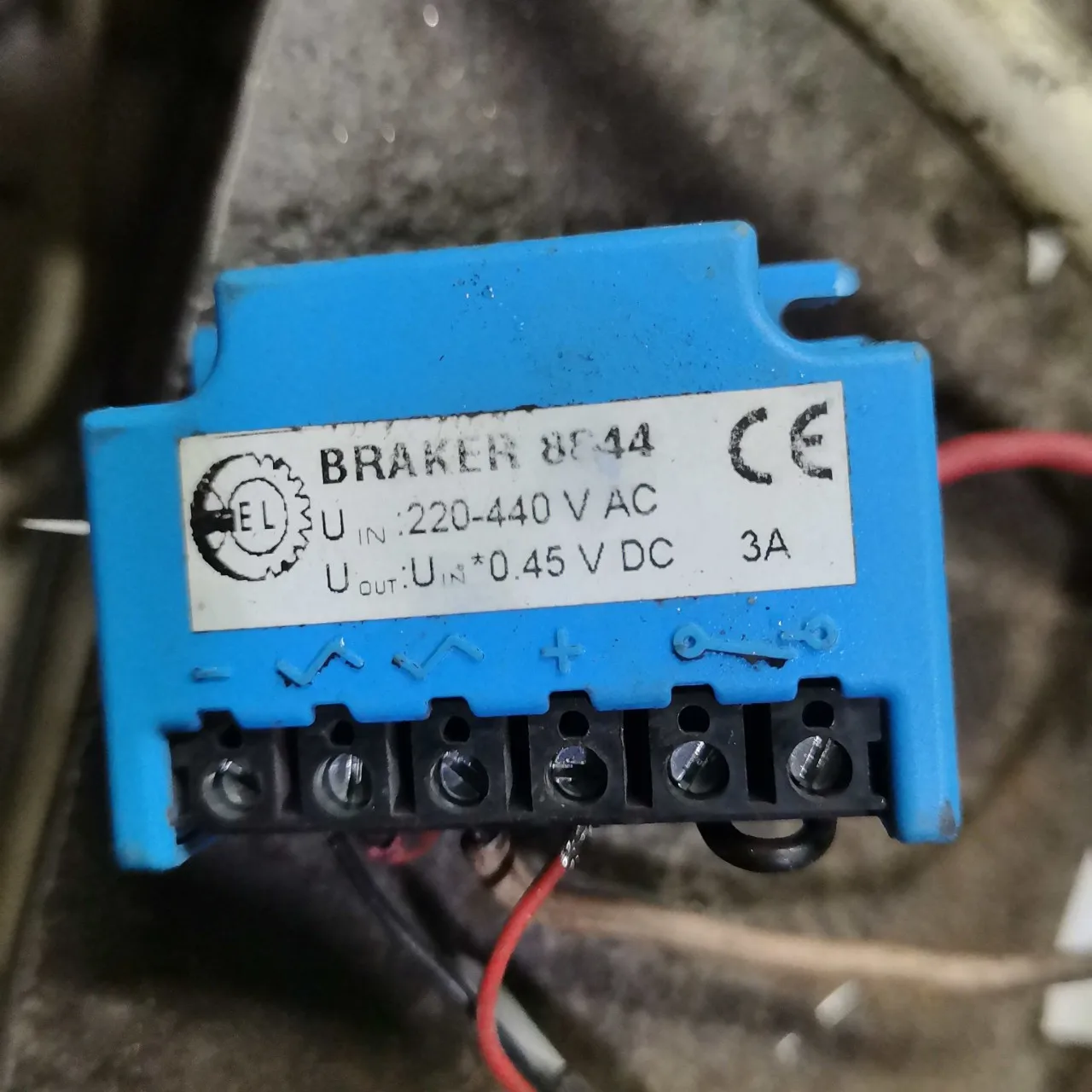 Тормозной выпрямитель BRAKER 8844 — высокоэффективный полуволновой выпрямитель для тормозных двигателей для входа переменного тока 110–220 В обеспечивает стабильность
Тормозной выпрямитель BRAKER 8844 — высокоэффективный полуволновой выпрямитель для тормозных двигателей для входа переменного тока 110–220 В обеспечивает стабильность