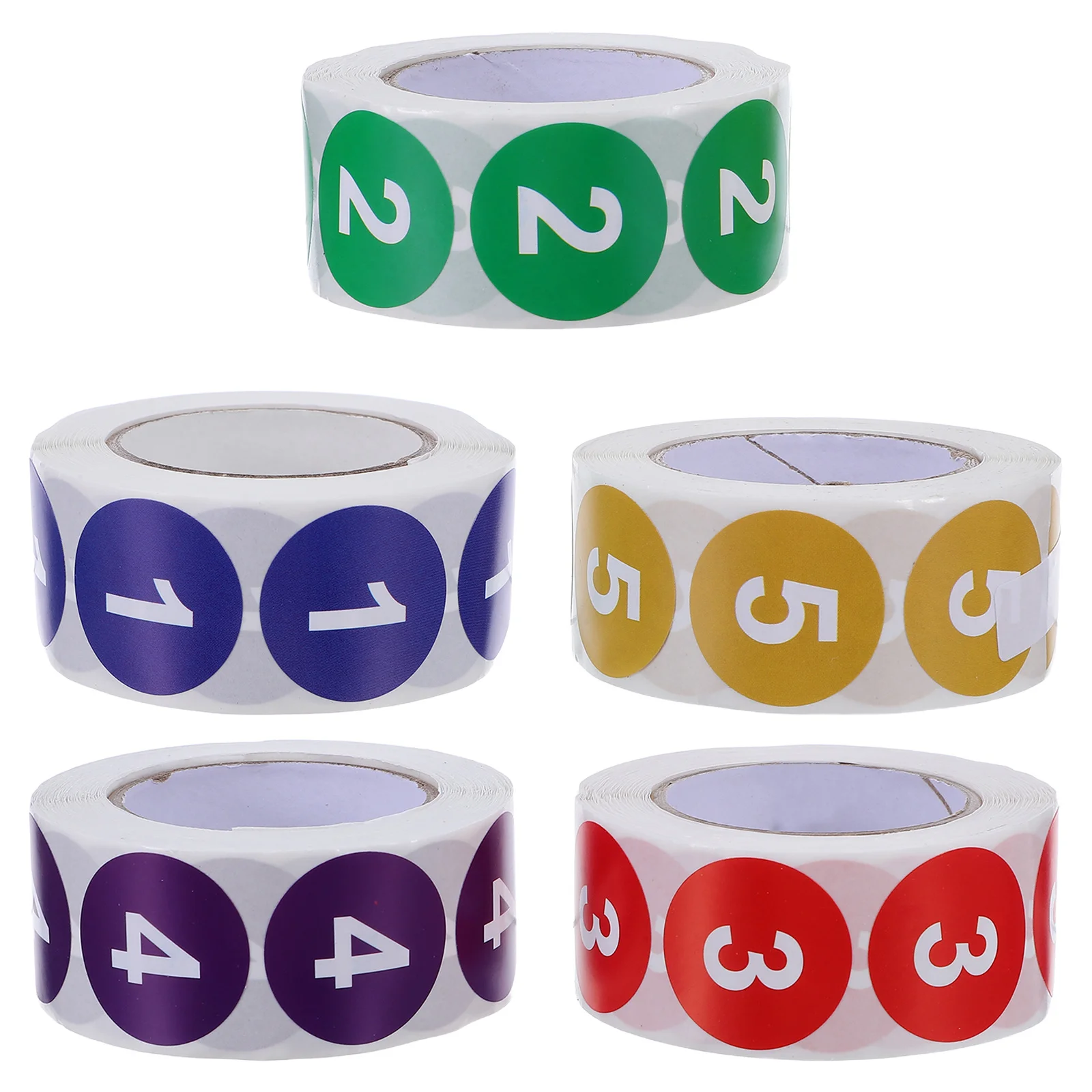 2500pcs Self-Adhesive Numbered Stickers Small 1-5 Round Labels For Inventory Storage Bins Kids Crafts Mailbox Refrigerator
2500pcs Self-Adhesive Numbered Stickers Small 1-5 Round Labels For Inventory Storage Bins Kids Crafts Mailbox Refrigerator