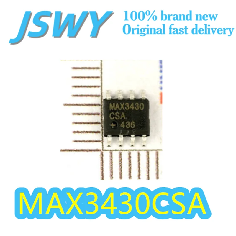 (5/50 pieces) MAX3430CSA MAX3430 Original Transceiver Chip SOIC-8 Package ±80V Failure Protection 3.3V 250Kbps Electronics Spot
(5/50 pieces) MAX3430CSA MAX3430 Original Transceiver Chip SOIC-8 Package ±80V Failure Protection 3.3V 250Kbps Electronics Spot