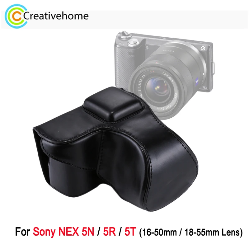 Чехол из ПУ кожи с ремешком для камеры Sony NEX 5N / 5R / 5T (объектив 16-50 мм/18-55 мм)
Чехол из ПУ кожи с ремешком для камеры Sony NEX 5N / 5R / 5T (объектив 16-50 мм/18-55 мм)