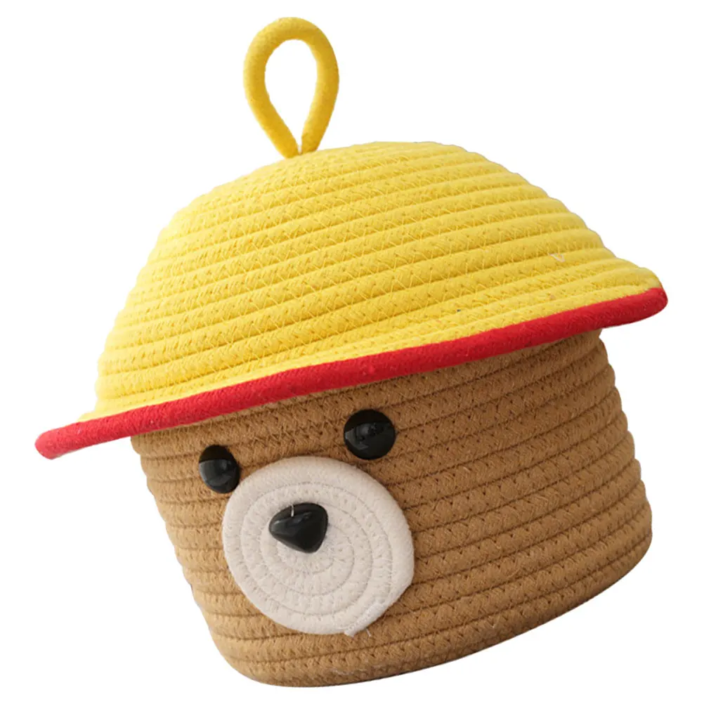 Cartoon Bear Cotton Multipurpose Rope Lidded Toy ganizer Multipurpose Sundries Basket Storage Basket Home Decor Gift
Cartoon Bear Cotton Multipurpose Rope Lidded Toy ganizer Multipurpose Sundries Basket Storage Basket Home Decor Gift