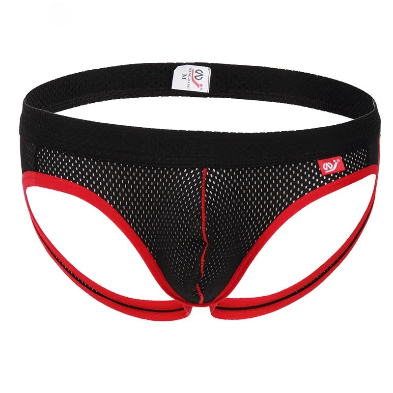 Men's Mesh Jockstrap, Breathable Low-Rise Athletic Underwear Gays Erotic U Pouch Open Butt Thong Hip Lift Homme Fashion Panties
Men's Mesh Jockstrap, Breathable Low-Rise Athletic Underwear Gays Erotic U Pouch Open Butt Thong Hip Lift Homme Fashion Panties