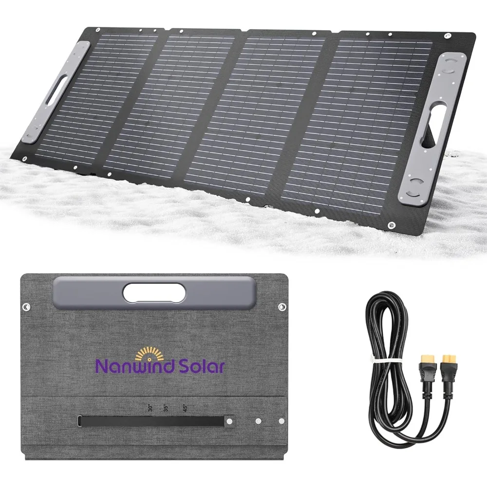100W Portable Solar Panel for Camping, RV, and Off-Grid Living - Lightweight, Foldable, with USB-A, Type-C, and
100W Portable Solar Panel for Camping, RV, and Off-Grid Living - Lightweight, Foldable, with USB-A, Type-C, and